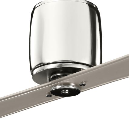 Kichler - Stropný ventilátor FERRON lesklý chróm + diaľkové ovládanie