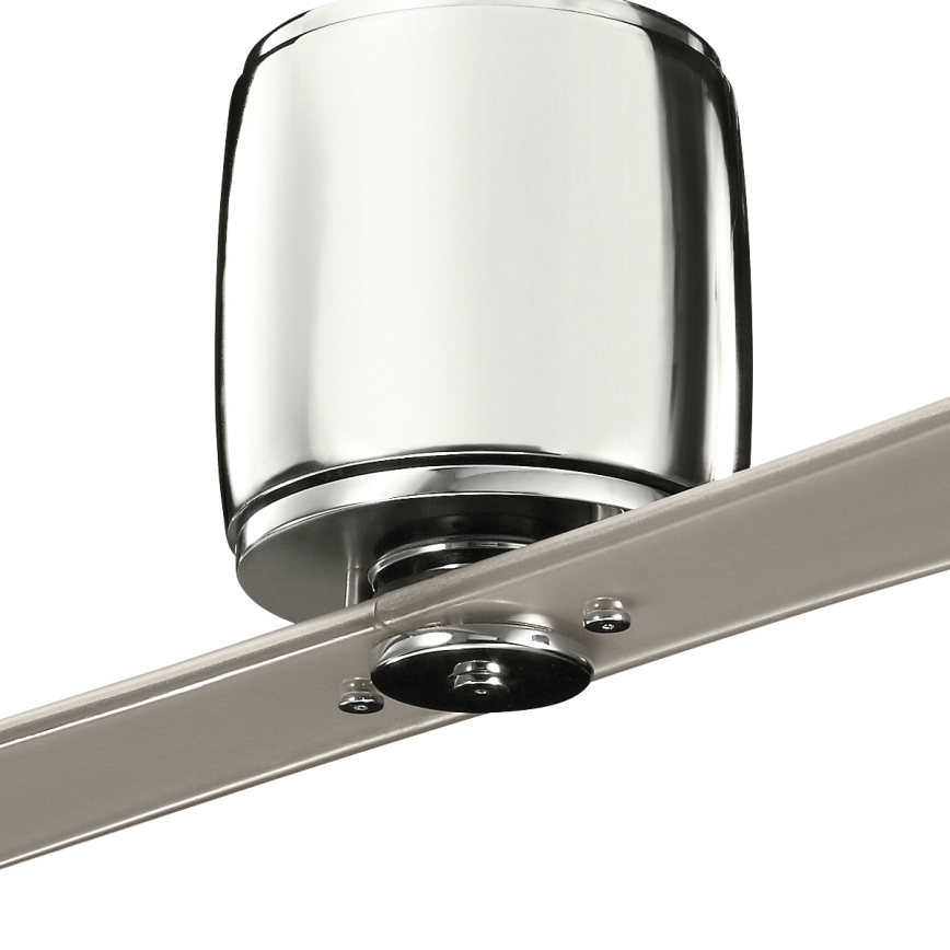 Kichler - Stropný ventilátor FERRON lesklý chróm + diaľkové ovládanie