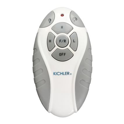 Kichler - LED Stmievateľný stropný ventilátor TERNA LED/10W/230V matný chróm/biela + diaľkové ovládanie