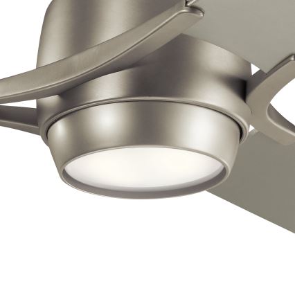 Kichler - LED Stmievateľný stropný ventilátor ZEUS LED/10W/230V + diaľkové ovládanie