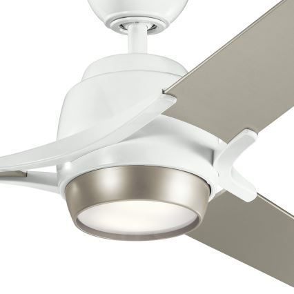 Kichler - LED Stmievateľný stropný ventilátor ZEUS LED/10W/230V + diaľkové ovládanie