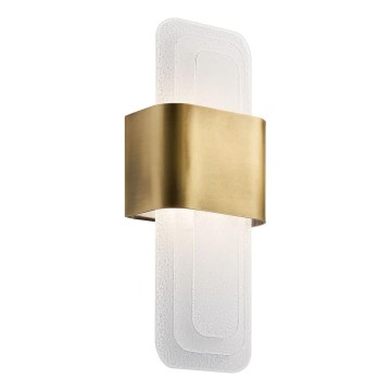 Kichler - LED Nástenné svietidlo SERENE LED/16W/230V mosadz