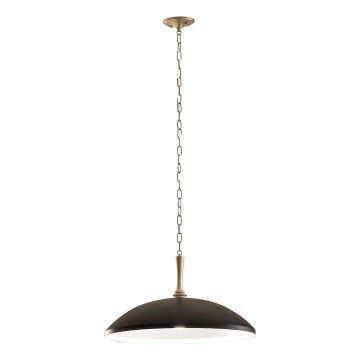 Kichler - Luster na reťazi DELAROSA 1xE27/60W/230V čierna/mosadz