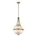 Kichler - Luster na tyči ASTER 3xE14/60W/230V mosadz