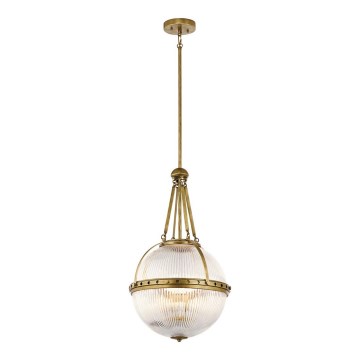 Kichler - Luster na tyči ASTER 3xE14/60W/230V zlatá