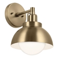 Kichler - Nástenná lampa NIVA 1xE27/40W/230V mosadz