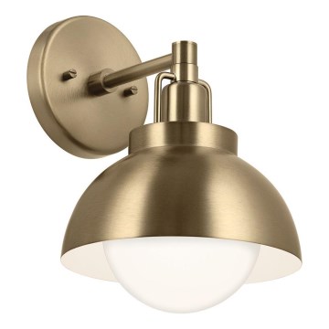 Kichler - Nástenná lampa NIVA 1xE27/40W/230V mosadz