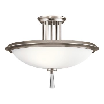Kichler - Prisadený luster DREYFUS 3xE27/60W/230V matný chróm