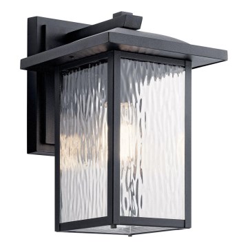 Kichler - Vonkajšie nástenné svietidlo CAPPANNA 1xE27/60W/230V IP44 čierna