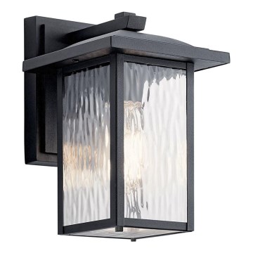 Kichler - Vonkajšie nástenné svietidlo CAPPANNA 1xE27/60W/230V IP44 čierna
