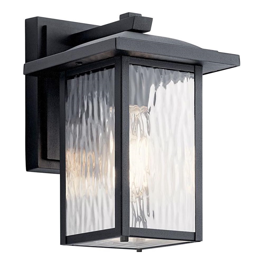 Kichler - Vonkajšie nástenné svietidlo CAPPANNA 1xE27/60W/230V IP44 čierna