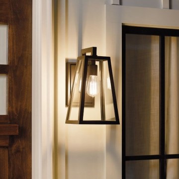 Kichler - Vonkajšie nástenné svietidlo DELISON 1xE27/60W/230V IP44