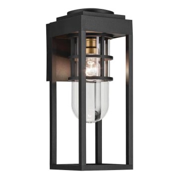 Kichler - Vonkajšie nástenné svietidlo HONE 1xE27/60W/230V IP44 čierna