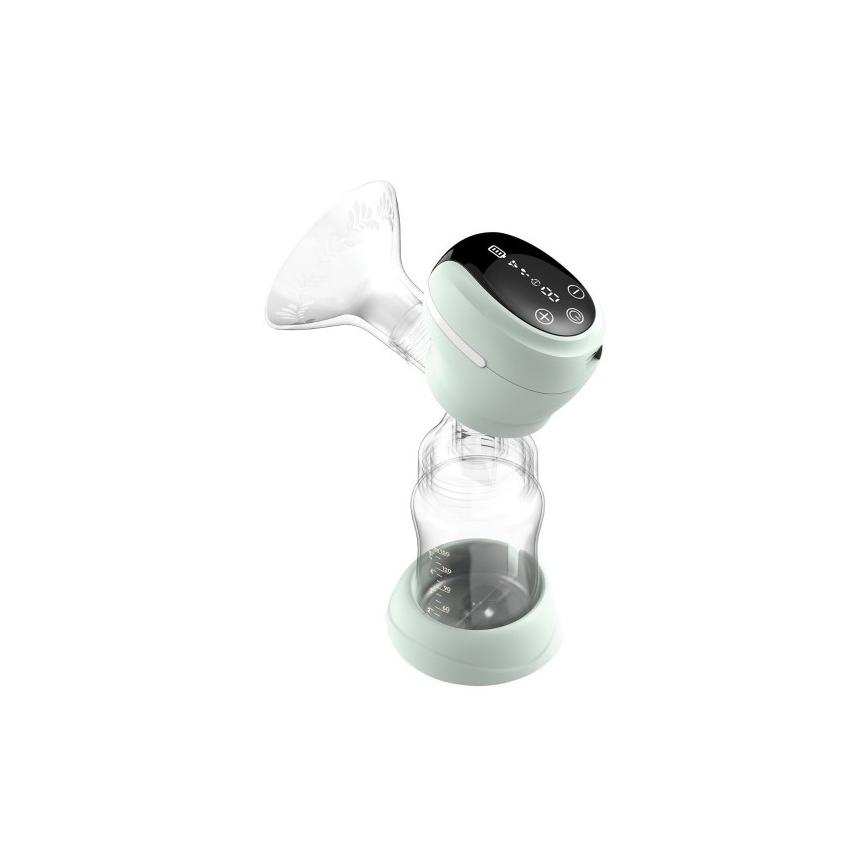 KikkaBoo - Odsávačka materského mlieka elektronická LEIA PLUS 1400 mAh 150 ml