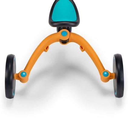 KINDERKRAFT - Detská odrážadlo 3v1 4TRIKE žltá/tyrkysová