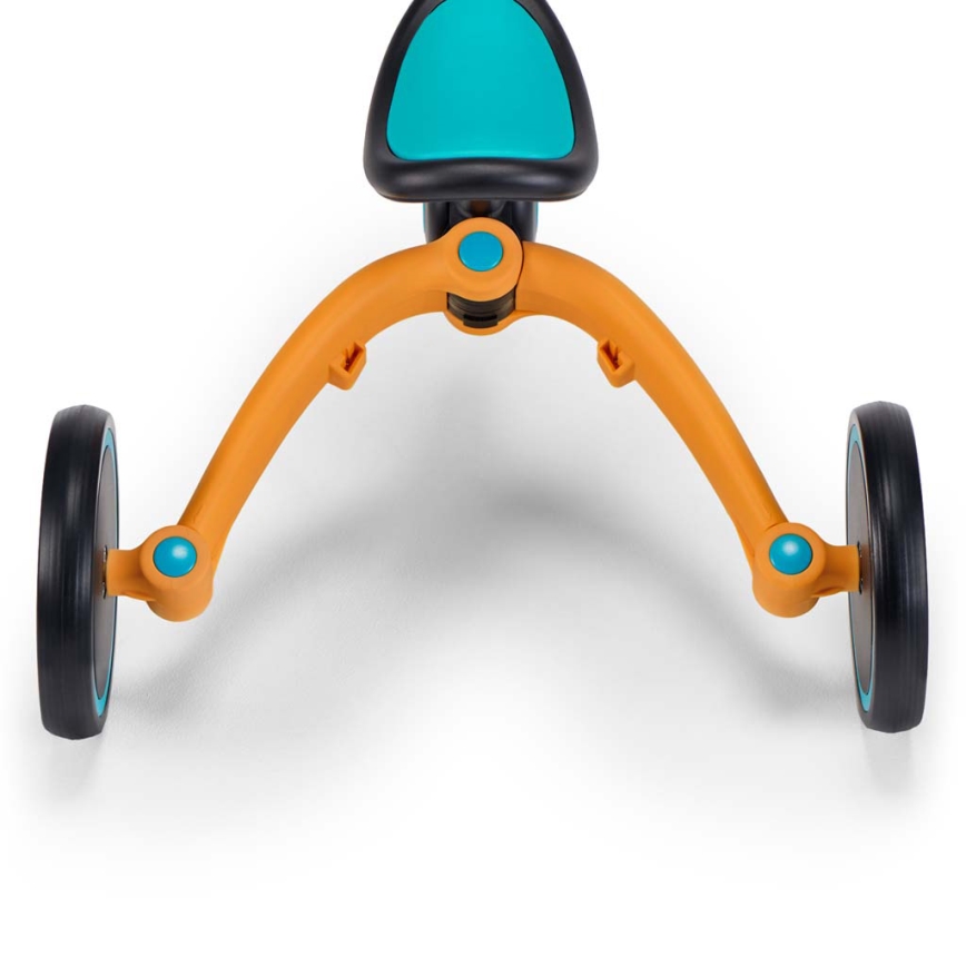 KINDERKRAFT - Detská odrážadlo 3v1 4TRIKE žltá/tyrkysová