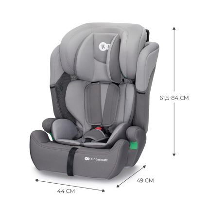 KINDERKRAFT - Autosedačka COMFORT UP i-Size (76-150 cm) svetlošedá