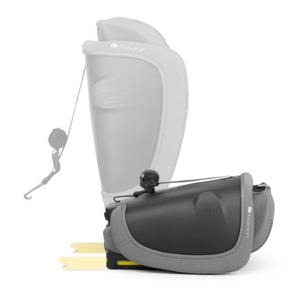 KINDERKRAFT - Autosedačka FIX2GO i-Size 76-150 cm sivá