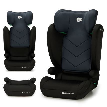 KINDERKRAFT - Autosedačka I-SPARK i-Size (100-150 cm) čierna