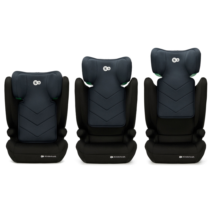 KINDERKRAFT - Autosedačka I-SPARK i-Size (100-150 cm) čierna