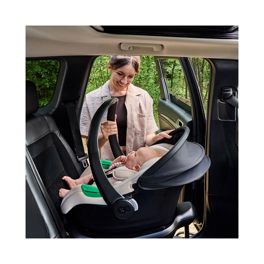 KINDERKRAFT - Autosedačka MINK PRO 2 40-87 cm (0-13 kg) béžová