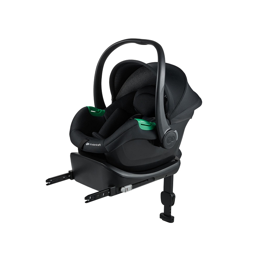 KINDERKRAFT - Autosedačka MINK PRO 2 40-87 cm (0-13 kg) čierna