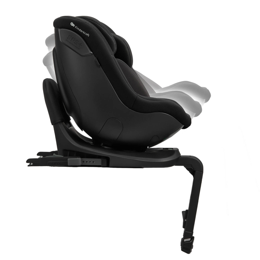 KINDERKRAFT - Autosedačka s otočnou základňou I-GUARD i-Size 40-105 cm čierna