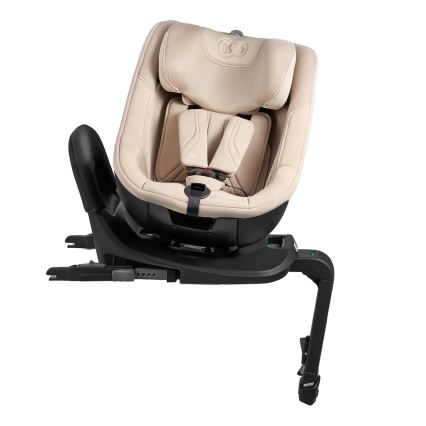 KINDERKRAFT - Autosedačka s otočnou základňou I-GUARD PRO i-Size 61-105 cm béžová