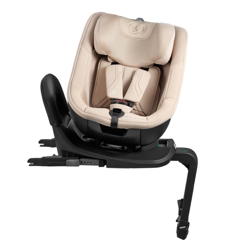 KINDERKRAFT - Autosedačka s otočnou základňou I-GUARD PRO i-Size 61-105 cm béžová