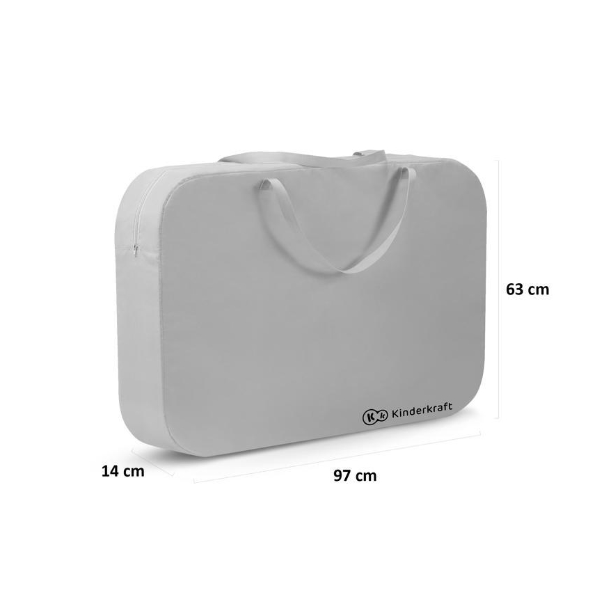KINDERKRAFT - Cestovná postieľka 4v1 SOFI šedá