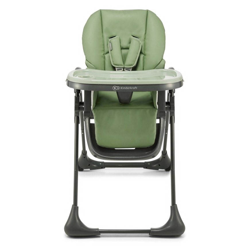 KINDERKRAFT - Detská jedálenská stolička 2v1 TUMMIE zelená