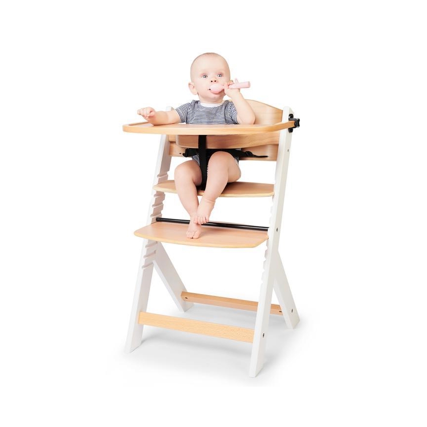 KINDERKRAFT - Detská jedálenská stolička ENOCK biela