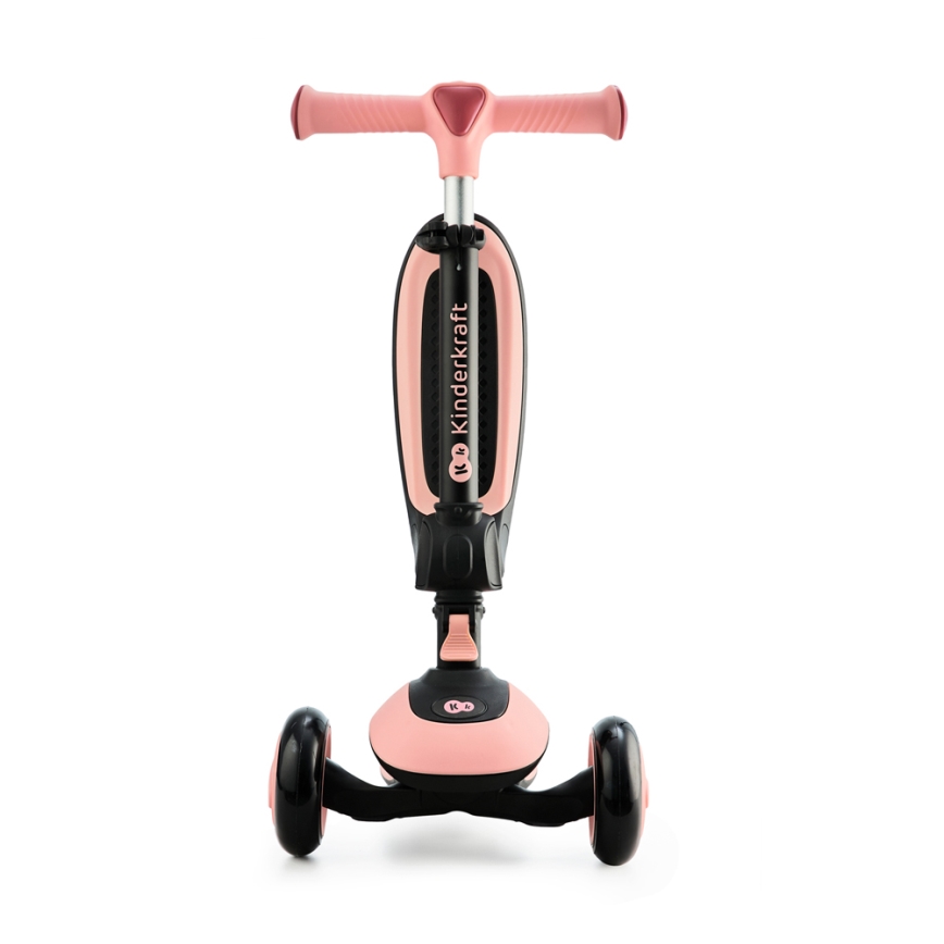 KINDERKRAFT - Detská kolobežka 2v1 HALLEY Rose pink