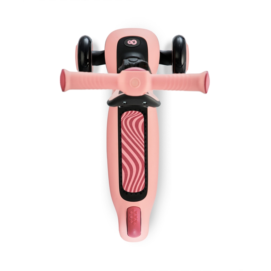 KINDERKRAFT - Detská kolobežka 2v1 HALLEY Rose pink
