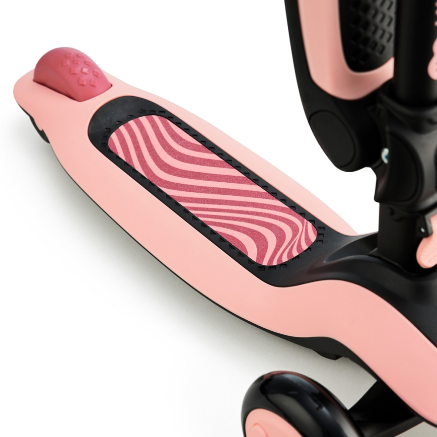 KINDERKRAFT - Detská kolobežka 2v1 HALLEY Rose pink