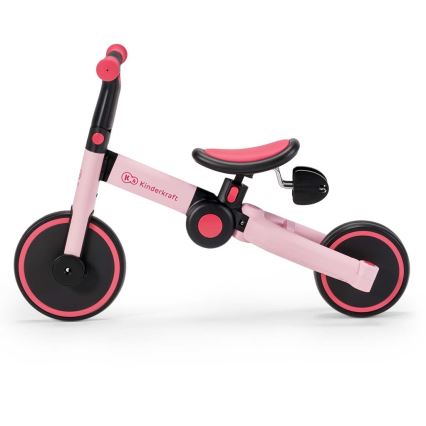 KINDERKRAFT - Detská odrážadlo 3v1 4TRIKE ružová