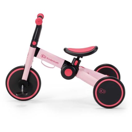 KINDERKRAFT - Detská odrážadlo 3v1 4TRIKE ružová