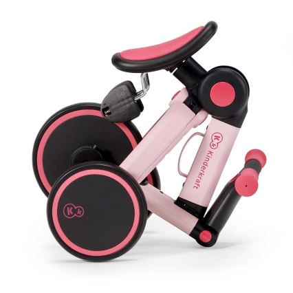 KINDERKRAFT - Detská odrážadlo 3v1 4TRIKE ružová