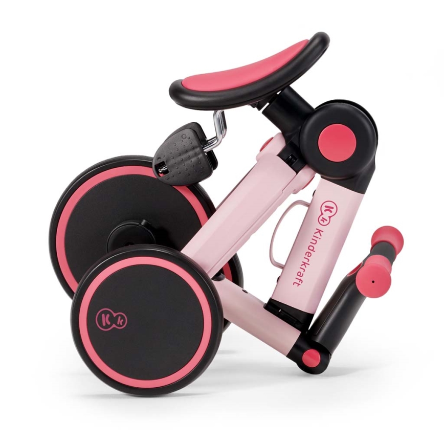 KINDERKRAFT - Detská odrážadlo 3v1 4TRIKE ružová