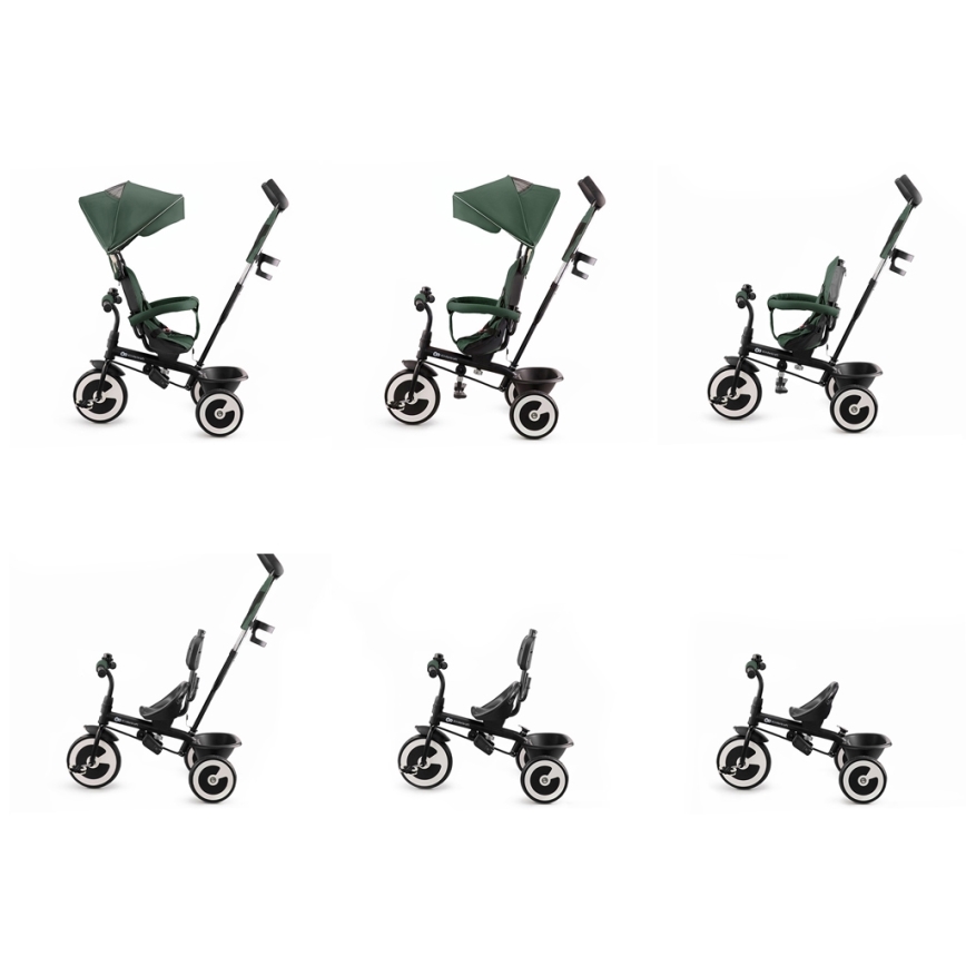 KINDERKRAFT - Detská trojkolka ASTON Mystic green