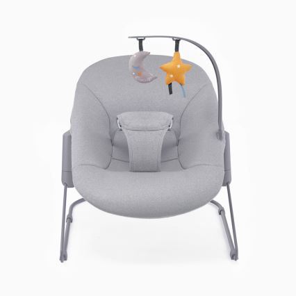 KINDERKRAFT - Detské ležadlo CALMEE šedá