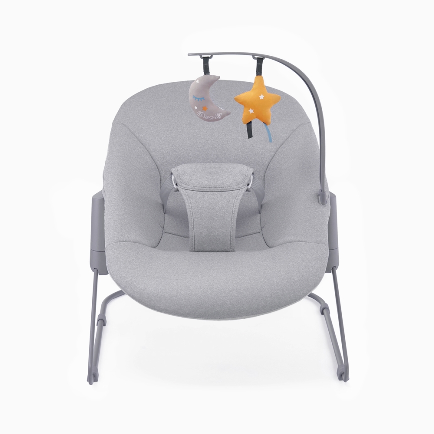 KINDERKRAFT - Detské ležadlo CALMEE šedá