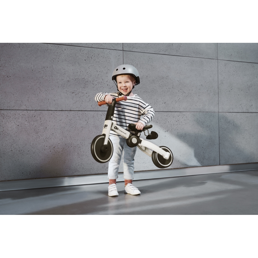 KINDERKRAFT - Detské odrážadlo 3v1 4TRIKE šedá