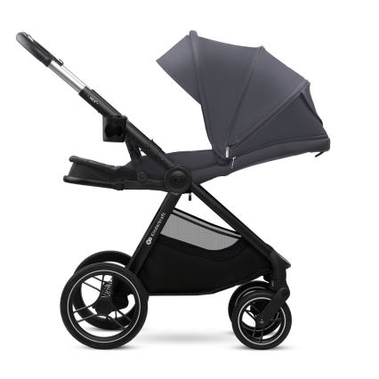 KINDERKRAFT - Kombinovaný kočík 2v1 NEA 2 Dark grey