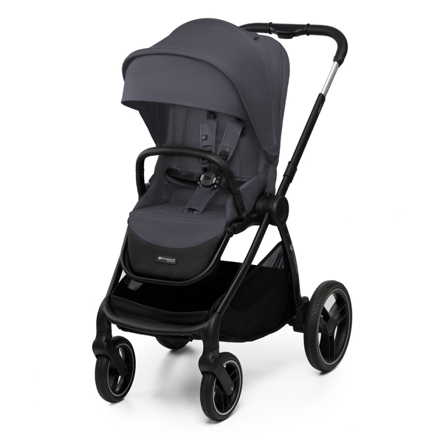 KINDERKRAFT - Kombinovaný kočík 2v1 NEA 2 Dark grey