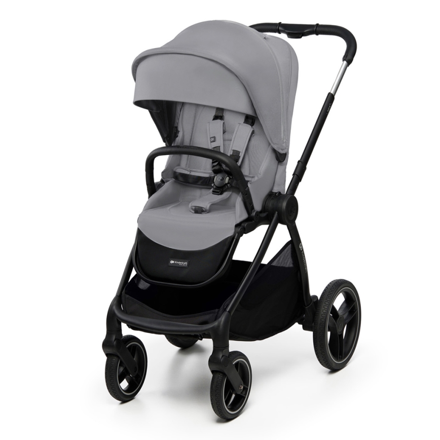 KINDERKRAFT - Kombinovaný kočík 2v1 NEA 2 Platinum grey