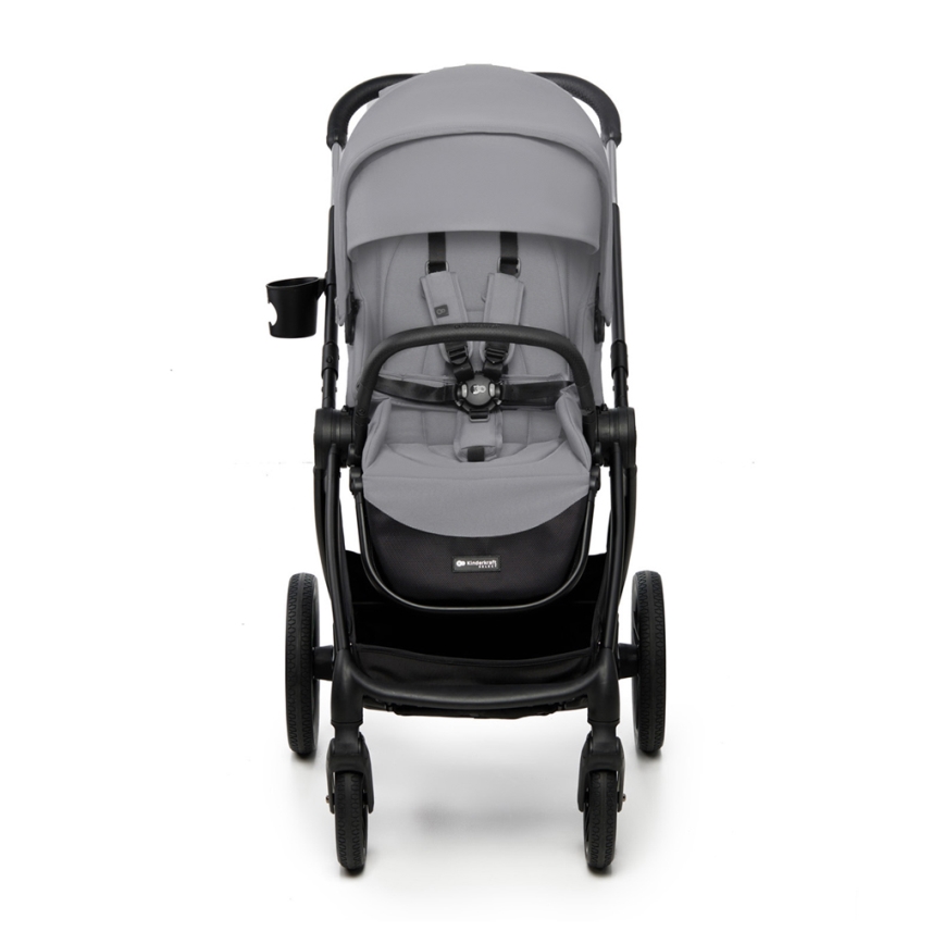 KINDERKRAFT - Kombinovaný kočík 2v1 NEA 2 Platinum grey
