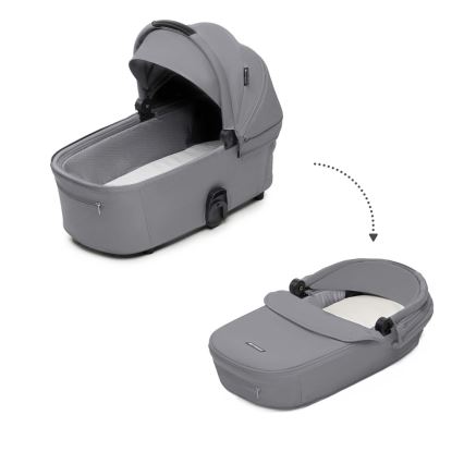 KINDERKRAFT - Kombinovaný kočík 2v1 NEA 2 Platinum grey