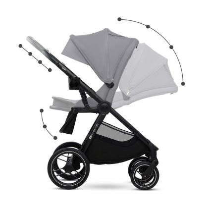 KINDERKRAFT - Kombinovaný kočík 2v1 NEA 2 Platinum grey