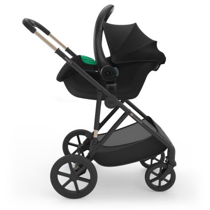 KINDERKRAFT - Kombinovaný kočík 3 v 1 PRIME 3 Venezian čierny